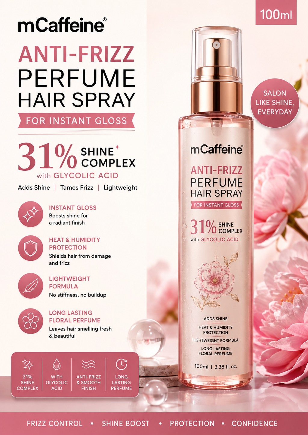 Scented Anti-Frizz Gloss Hair Mist